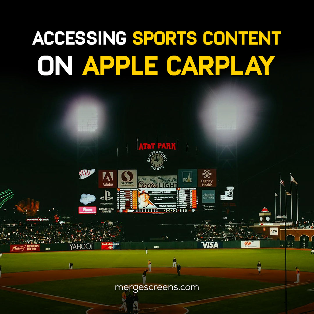 Accessing Sports Content Apple CarPlay