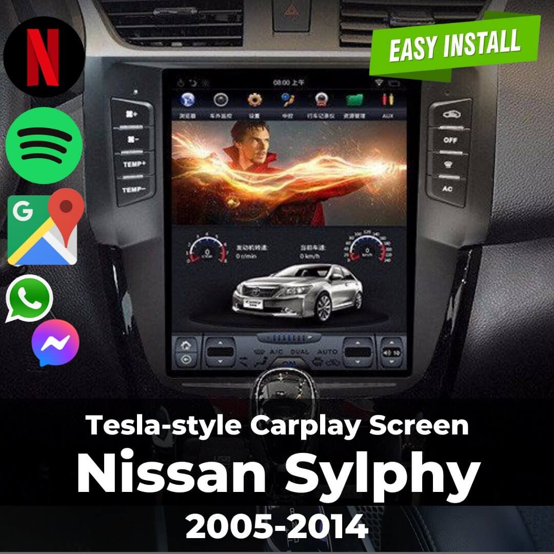 Nissan Sylphy Tesla style Carplay Screen