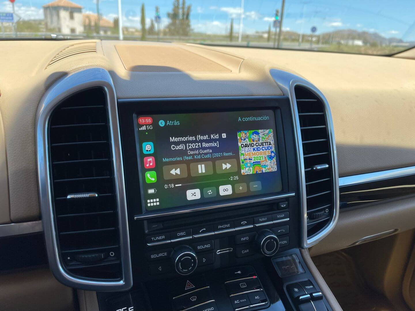 Example of an installed Carplay Module