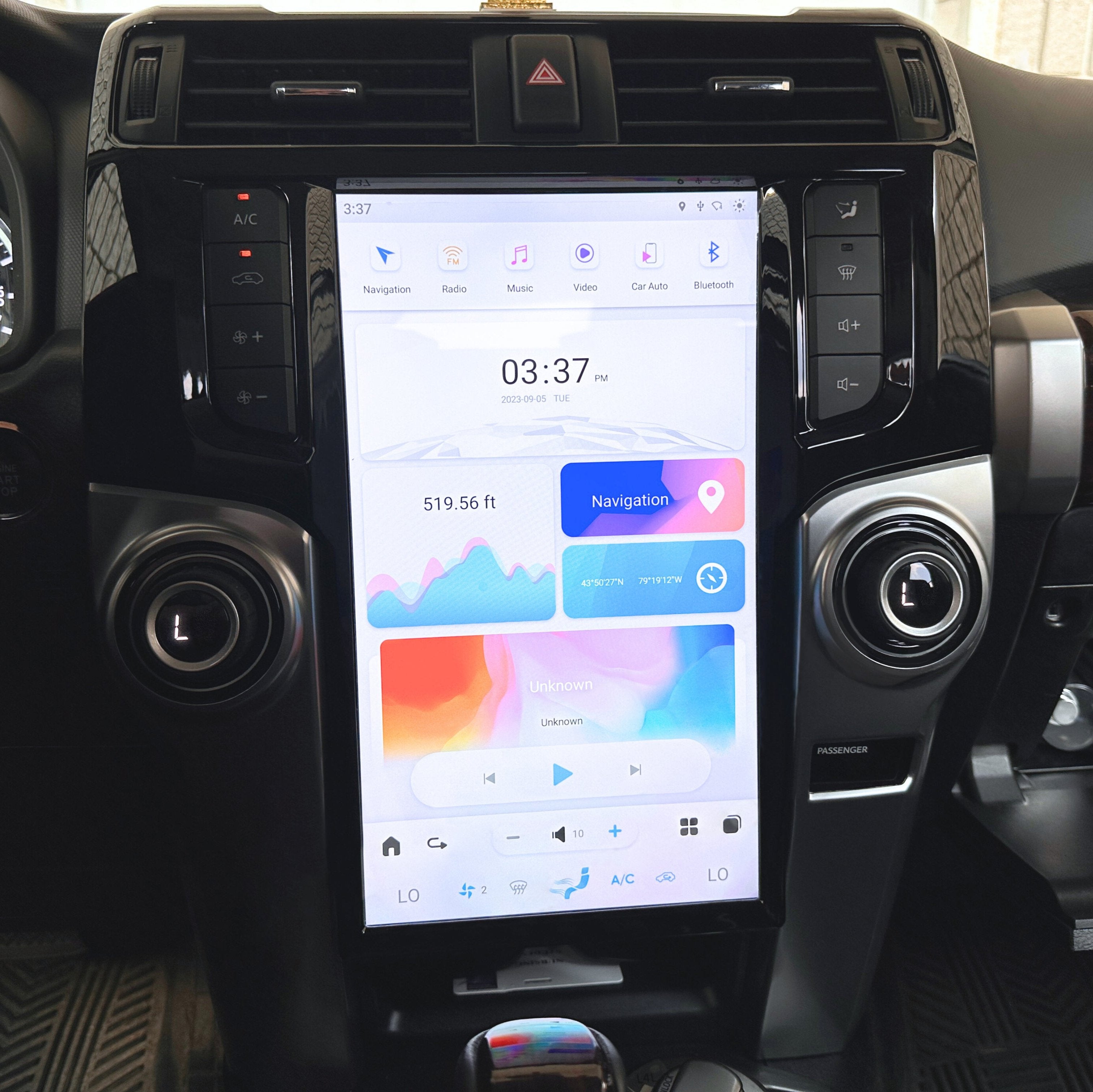 Toyota 4Runner Tesla Screen