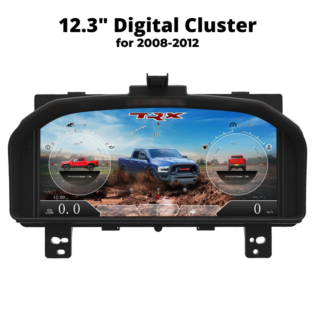 Dodge Ram Digital Cluster Upgrade for 2008-2018 | Speedometer &amp; Dashboard Screen