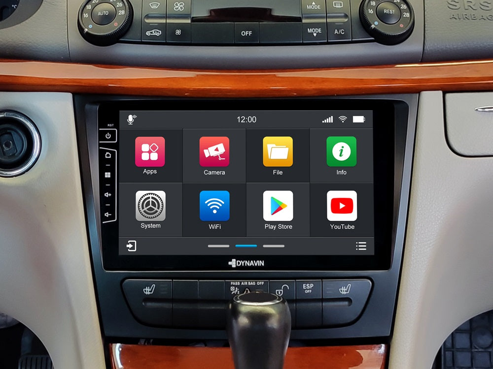 Installed Apple Carplay & Android Auto Screen on an Mercedes E