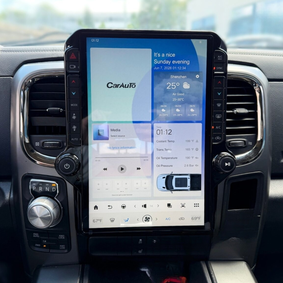 Dodge Ram Tesla Screen 2009-2024