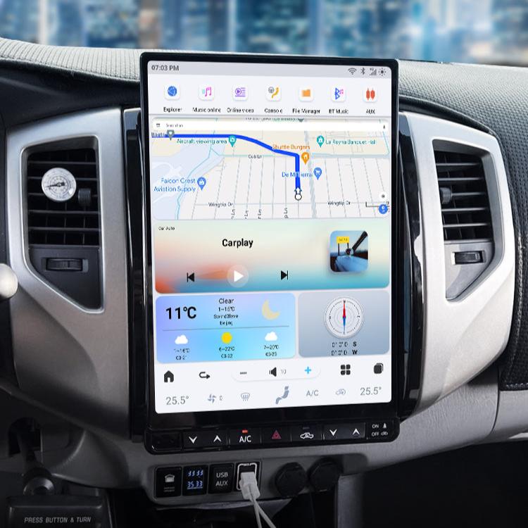 Toyota Tacoma Tesla Screen