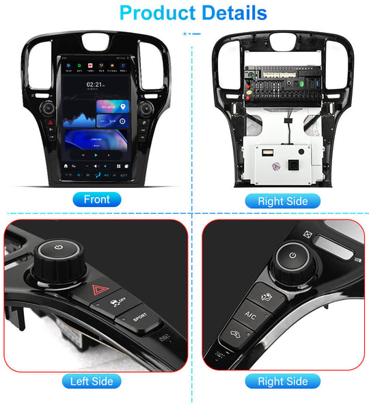 Chrysler 300C 2011-2022 | Tesla-style Apple Carplay Screen