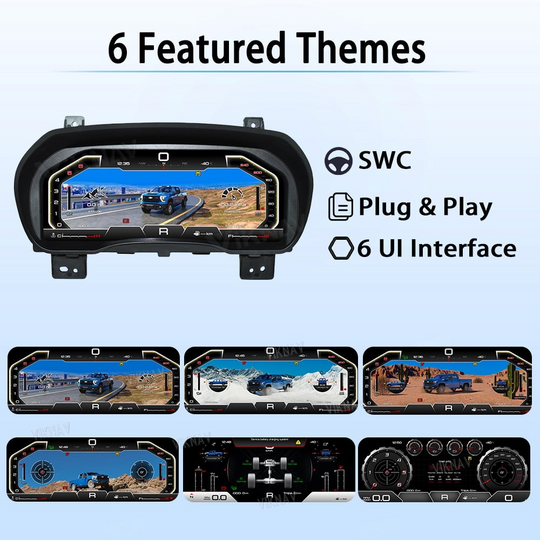 Chevrolet Silverado Digital Cluster Upgrade for 2007-2018 | Speedometer &amp; Dashboard Screen
