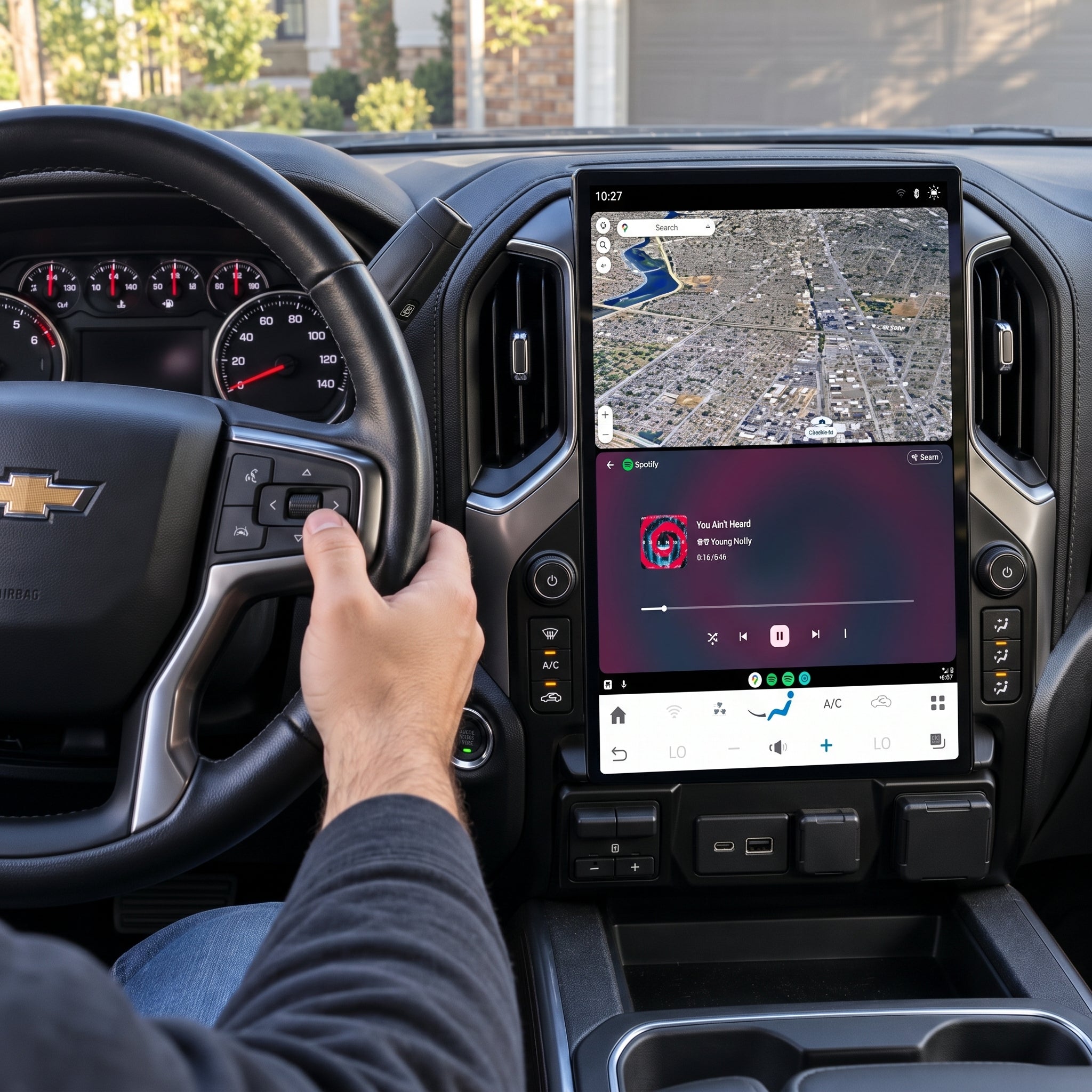 Chevrolet Silverado Tesla Screen 2007-2026 B-Version