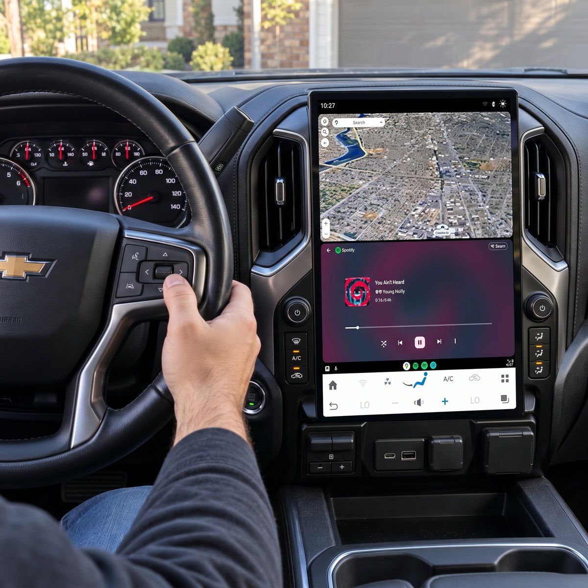 Chevrolet Silverado Tesla Screen 2007-2026 B-Version