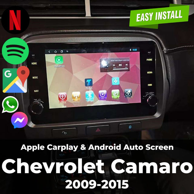 Chevrolet Camaro 2009-2015 | Apple Carplay & Android Auto Screen