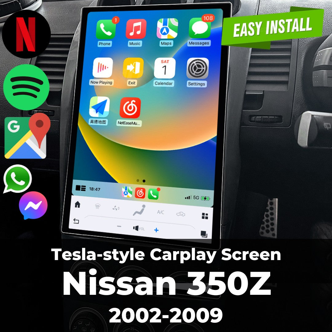 Nissan 350Z Tesla Screen