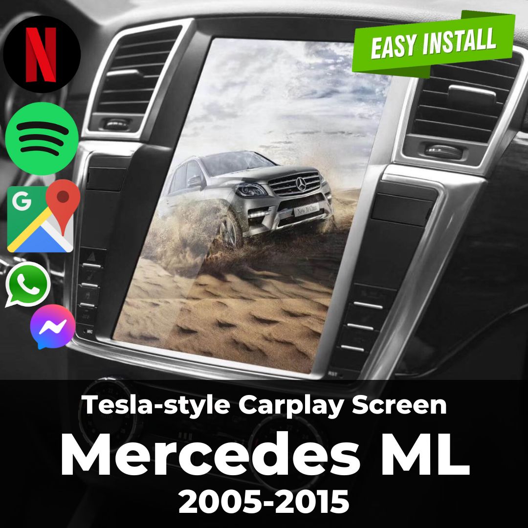 Mercedes ML Tesla-style Screen