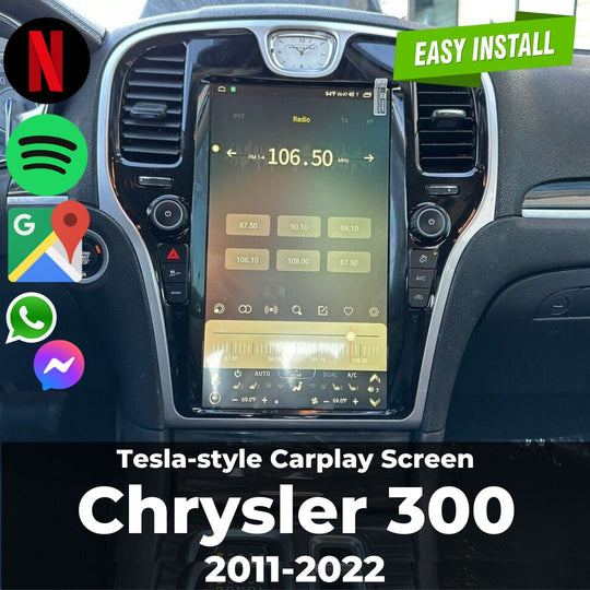 Chrysler 300 Tesla Screen 2011-2022