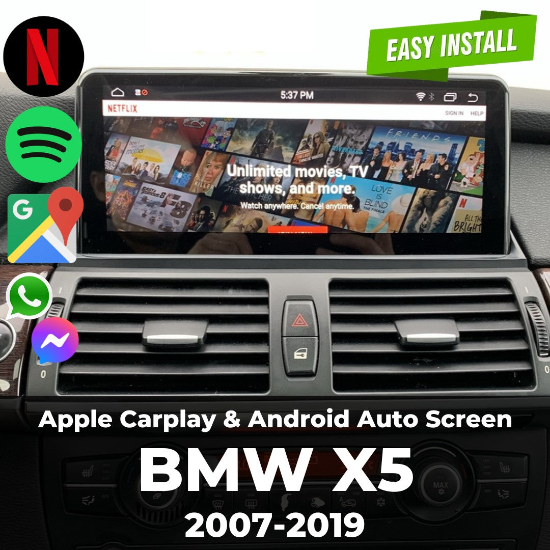 BMW X5 2007-2019 | Apple Carplay & Android Auto Screen