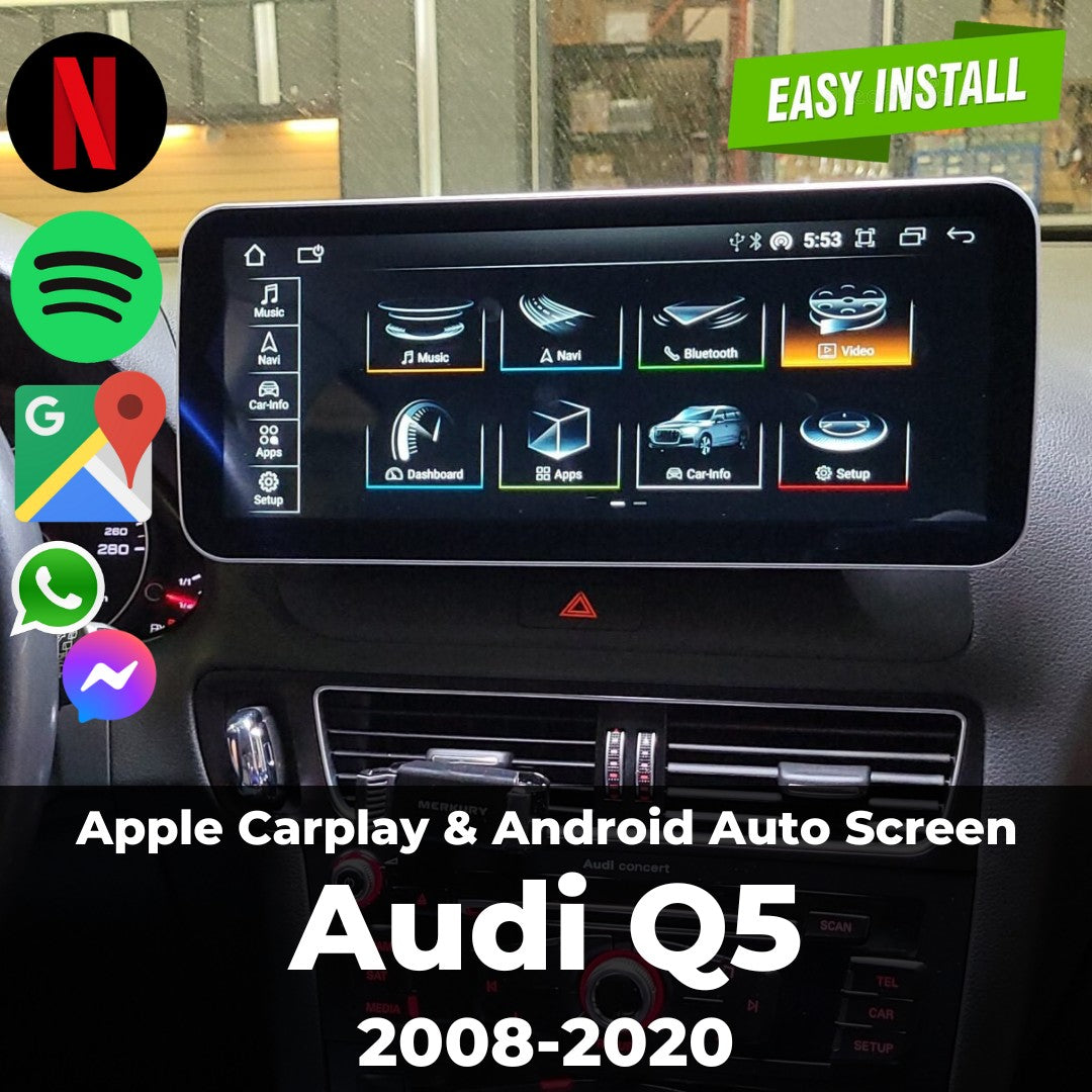 Audi Q5 Apple Carplay & Android Auto Screen