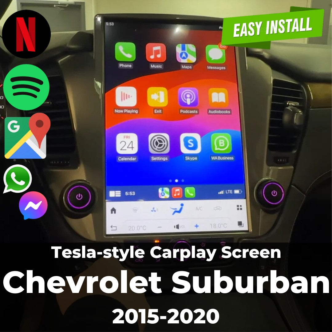 Chevrolet Suburban Tesla Screen