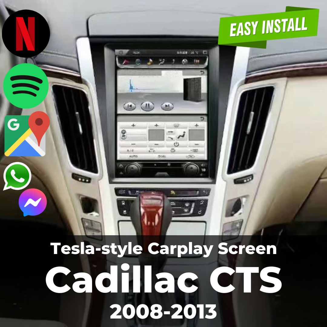 Cadillac CTS | Tesla-style Carplay Screen – Merge Screens