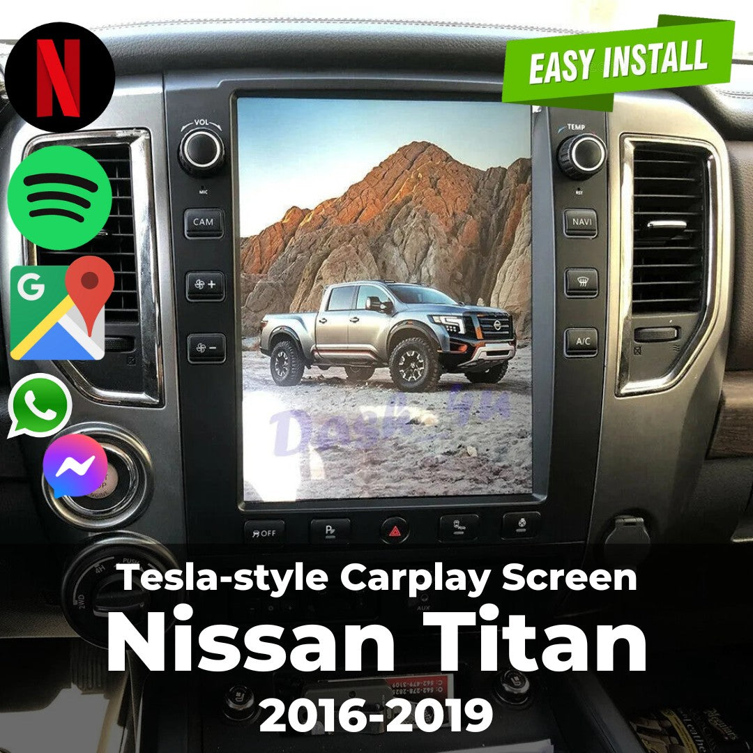 Nissan Titan Tesla Screen