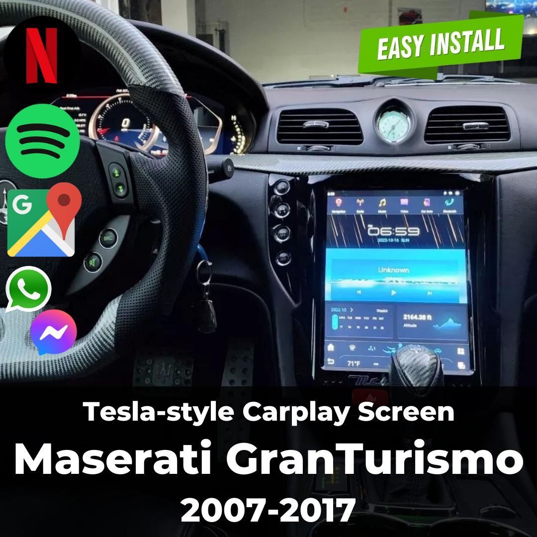 Exciting Maserati Granturismo Tesla Screen Images