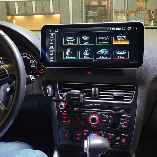 Audi Q5 Apple Carplay & Android Auto Screen