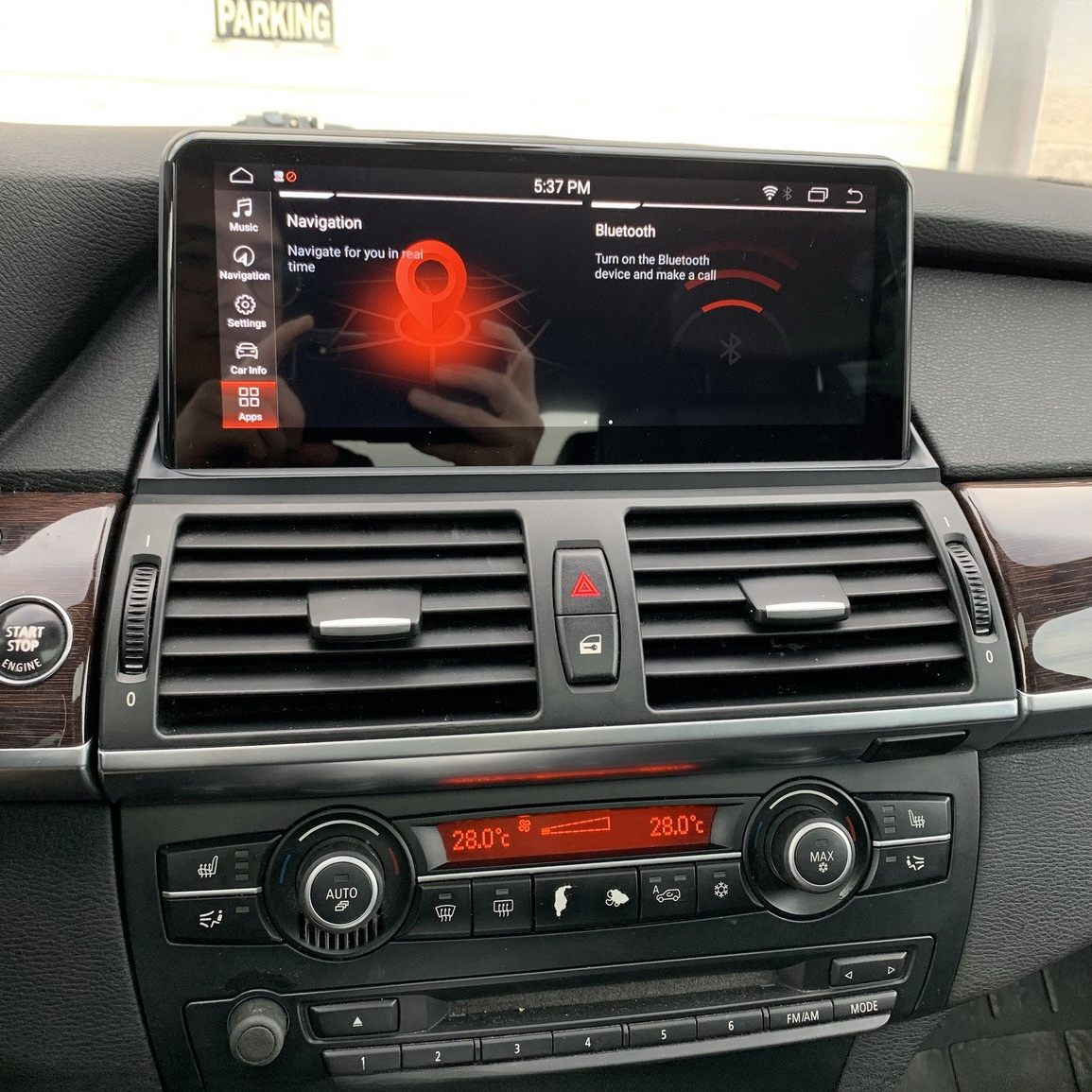 BMW X5 Apple Carplay & Android Auto Screen 