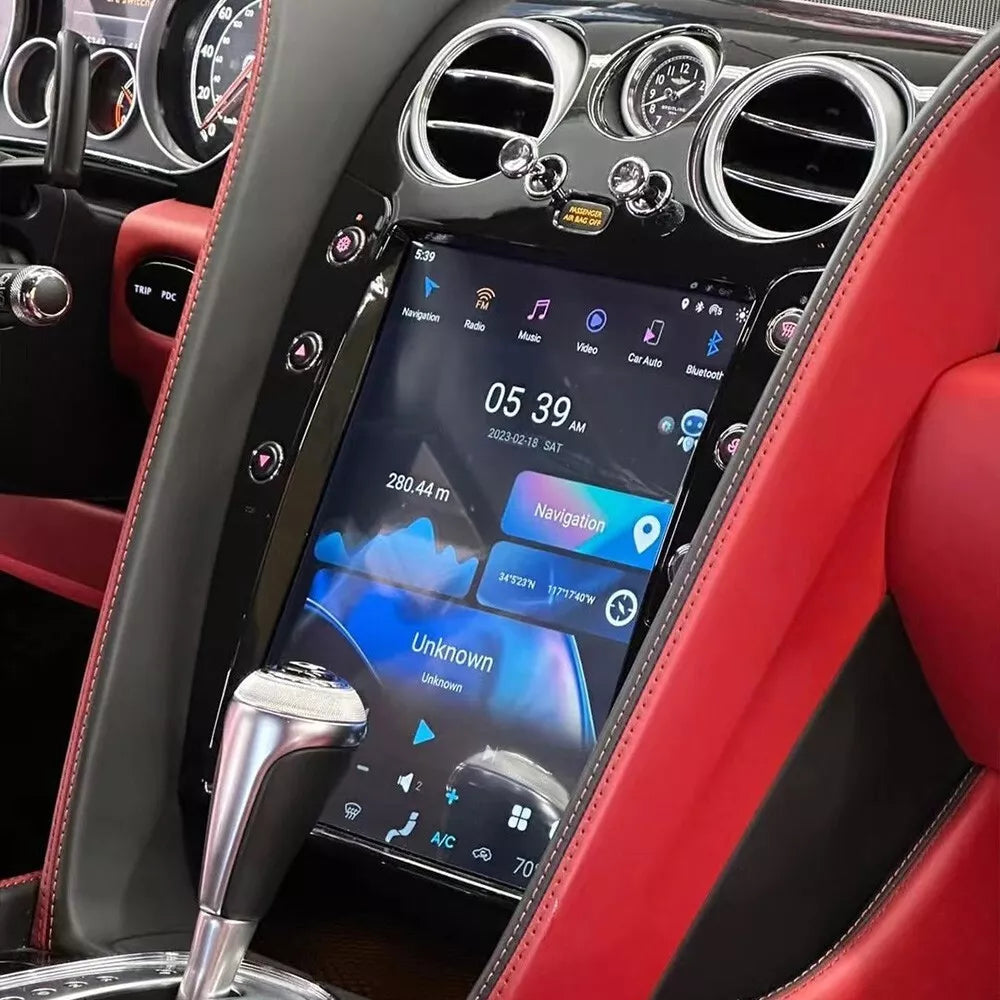 Bentley Continental Tesla-Style Screen 