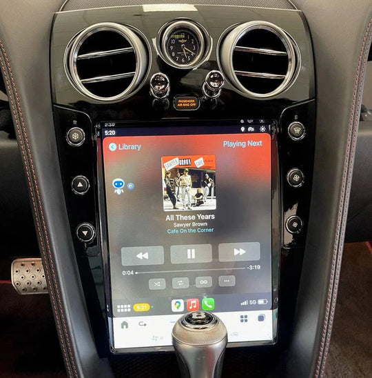 Bentley Continental Tesla-Style Screen 