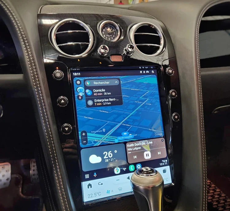 Bentley Continental Tesla-Style Screen 