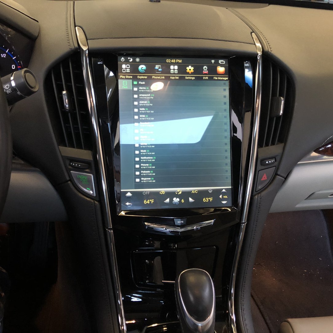 Cadillac ATS Tesla-style Screen