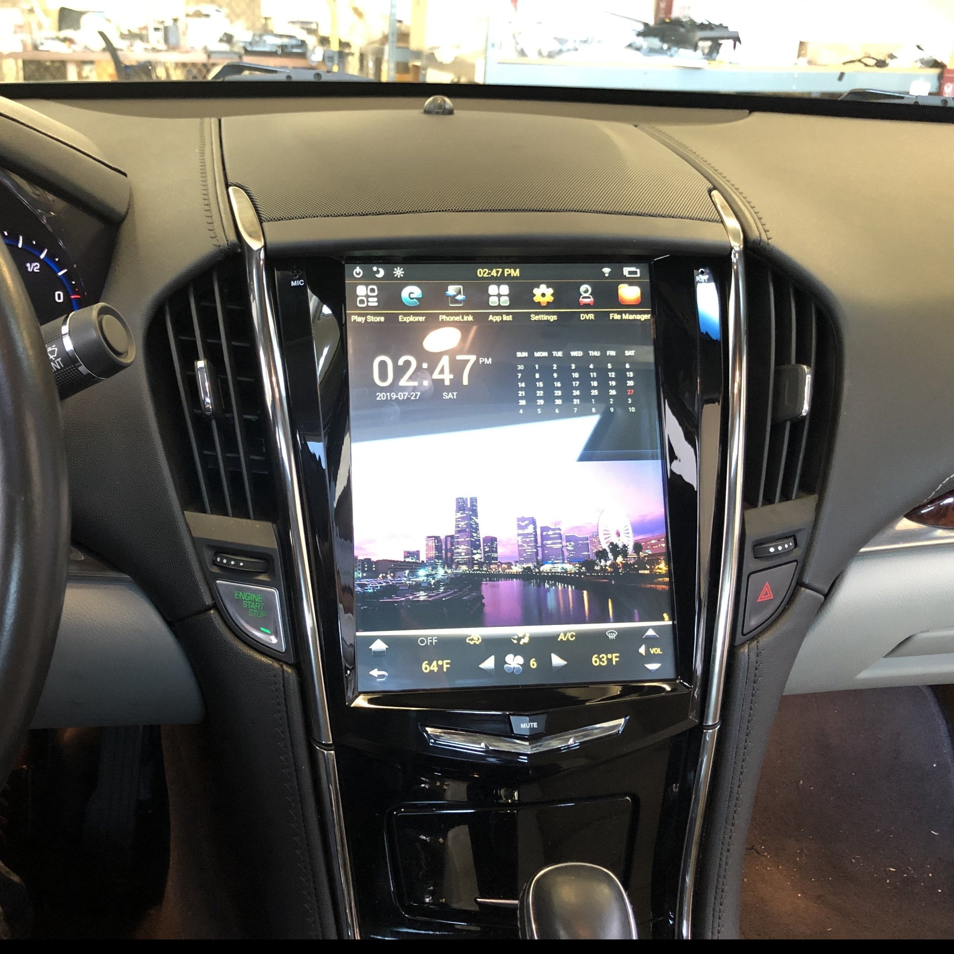 Cadillac ATS Tesla-style Screen