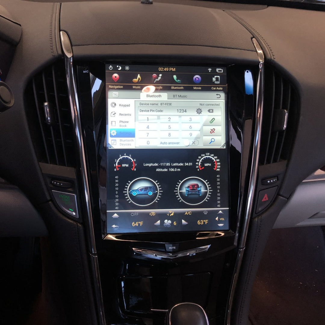 Cadillac ATS Tesla-style Screen