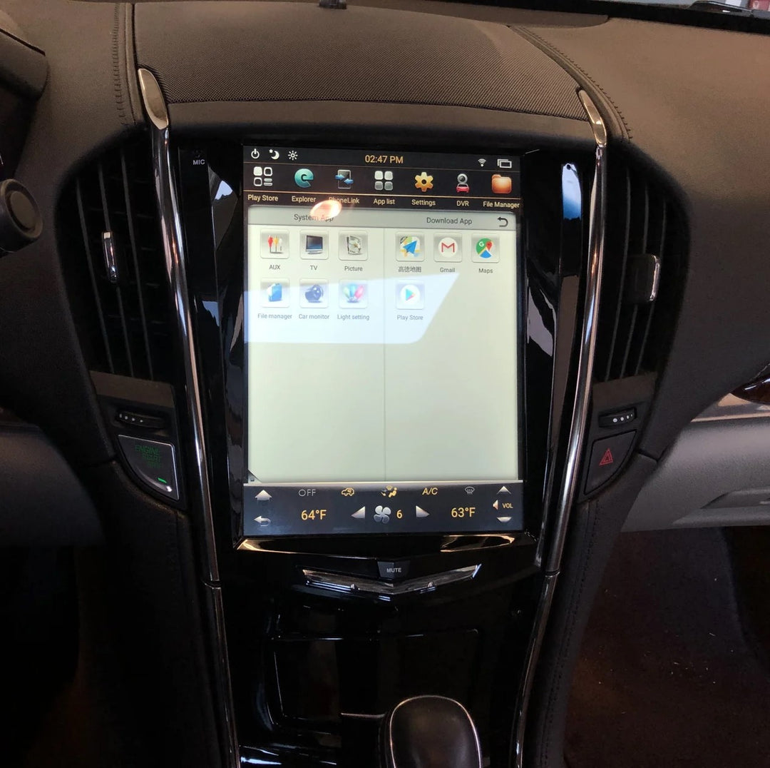 Cadillac CTS Tesla-style Carplay Screen