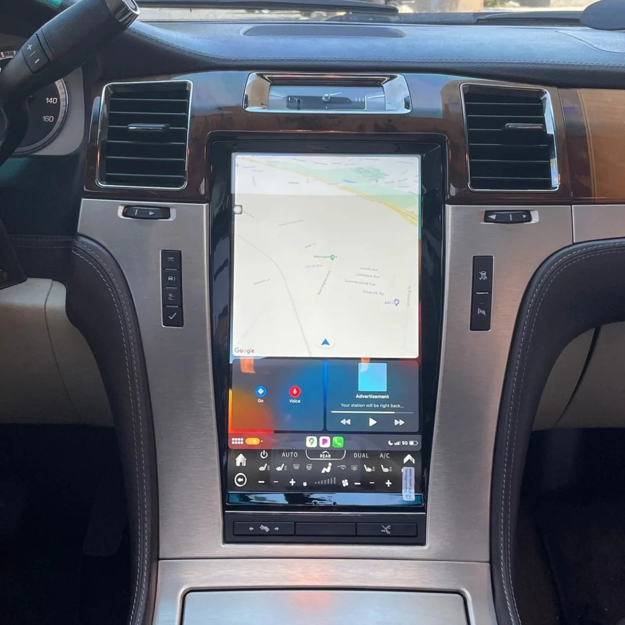 Tesla-style CarPlay Screens for Cadillac | Merge Screens