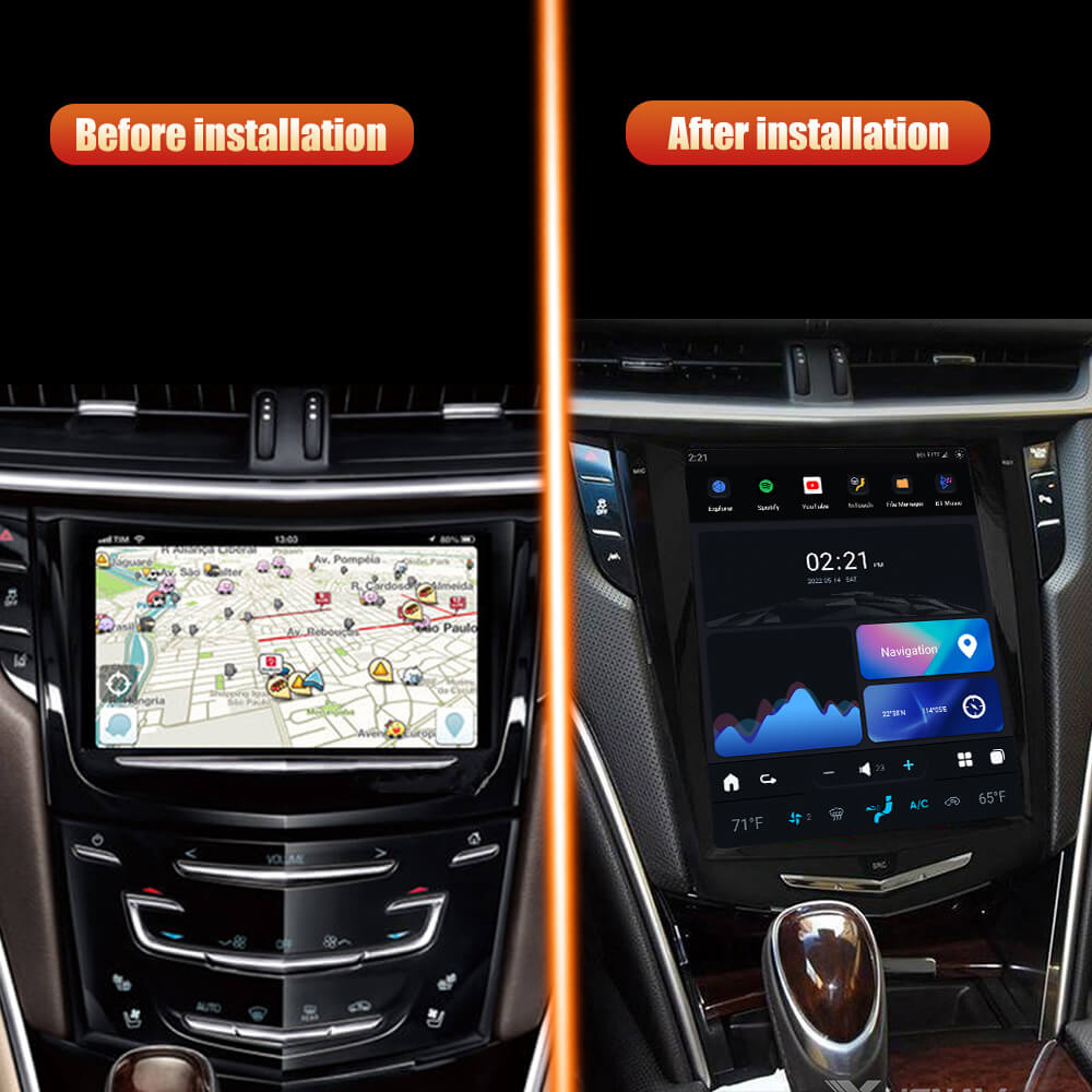 Cadillac SRX 2013-2018 | Tesla-style Apple Carplay Screen