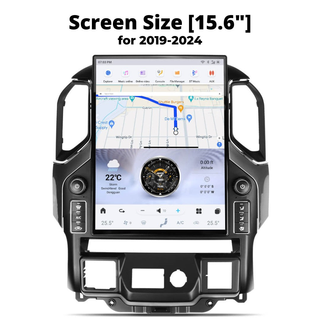 Touch Screen Radio - Chevrolet Silverado Tesla Screen
