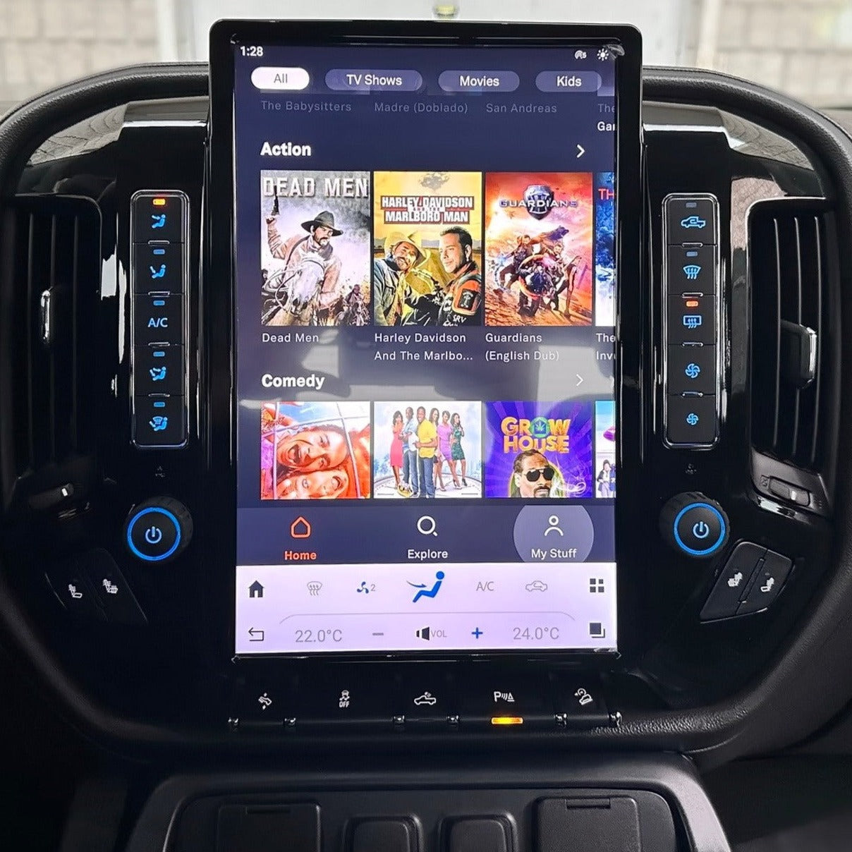 Touch Screen Radio - Chevrolet Silverado Tesla Screen