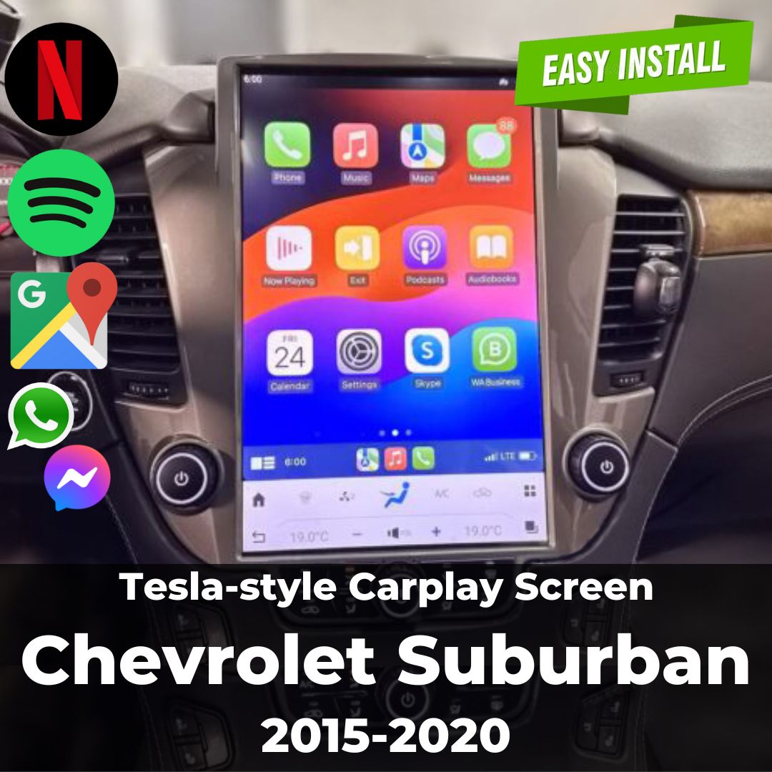 Chevrolet Suburban Tesla Screen