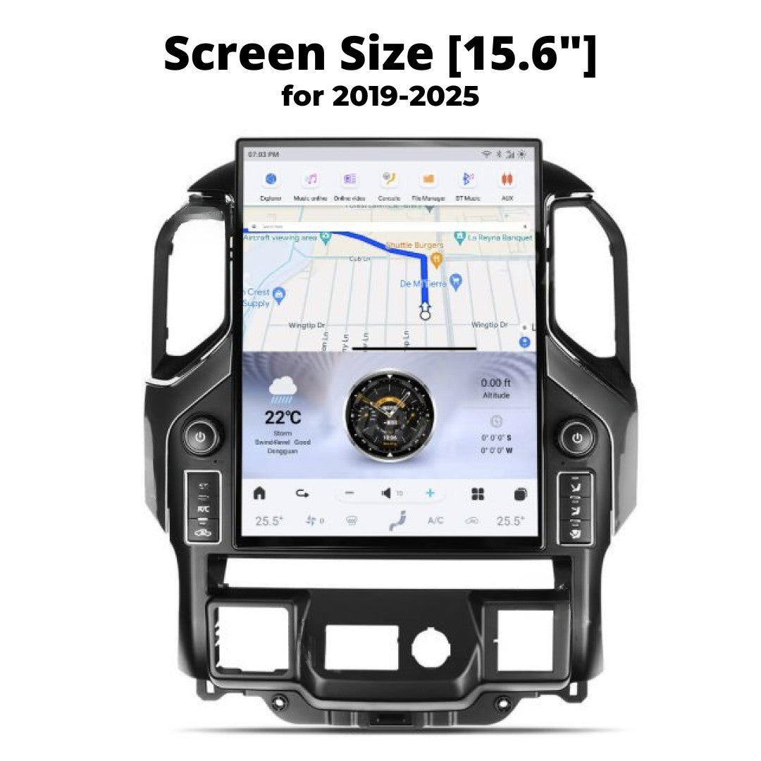 Touch Screen Radio - Chevrolet Silverado Tesla Screen
