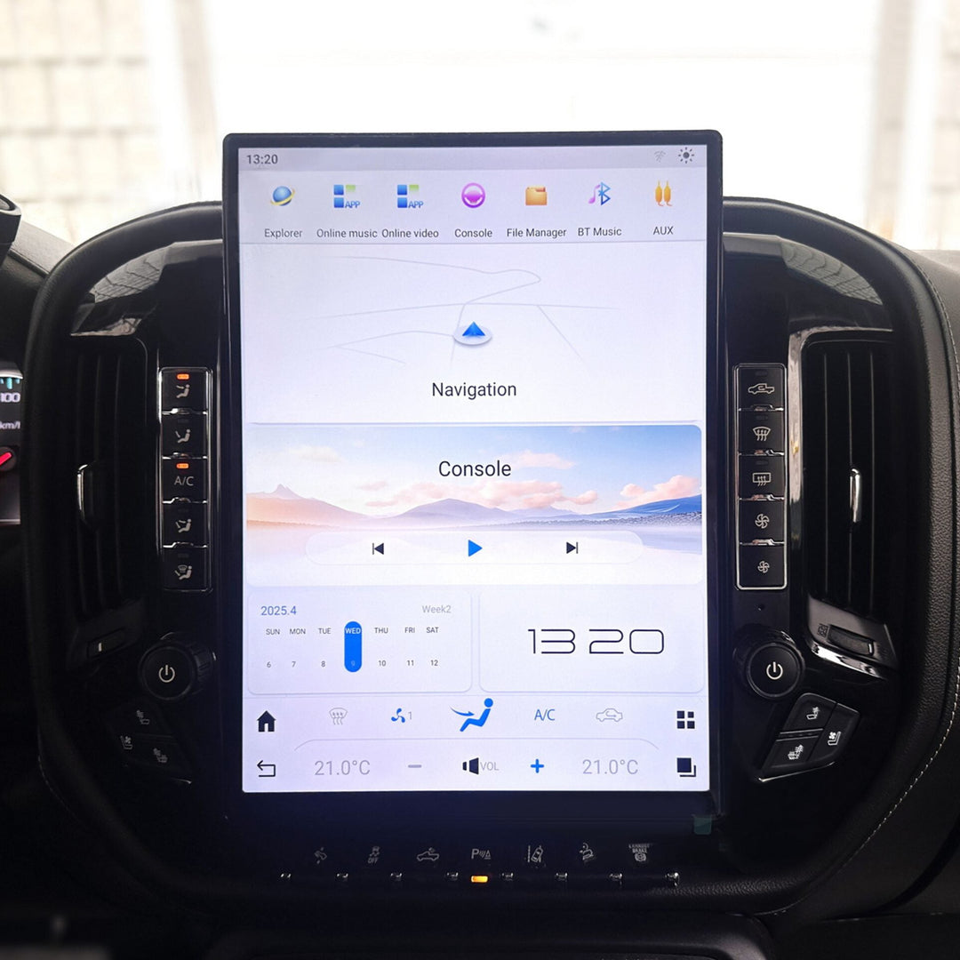 Chevrolet Silverado Tesla Screen