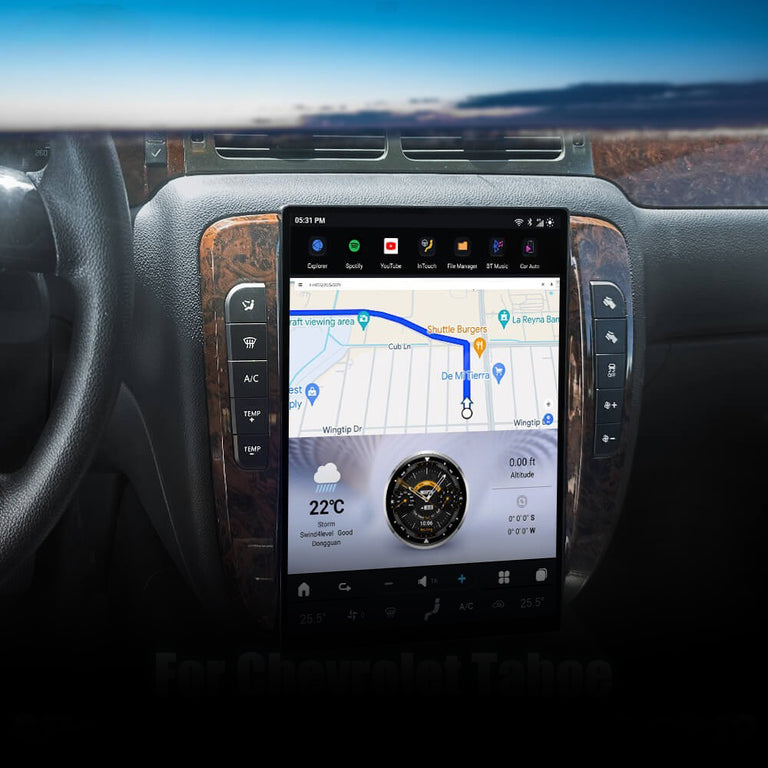 Touch Screen Radio - Chevrolet Silverado Tesla Screen