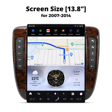 Tesla-style Touch Screen Chevrolet Tahoe Radio Upgrade – Merge Screens
