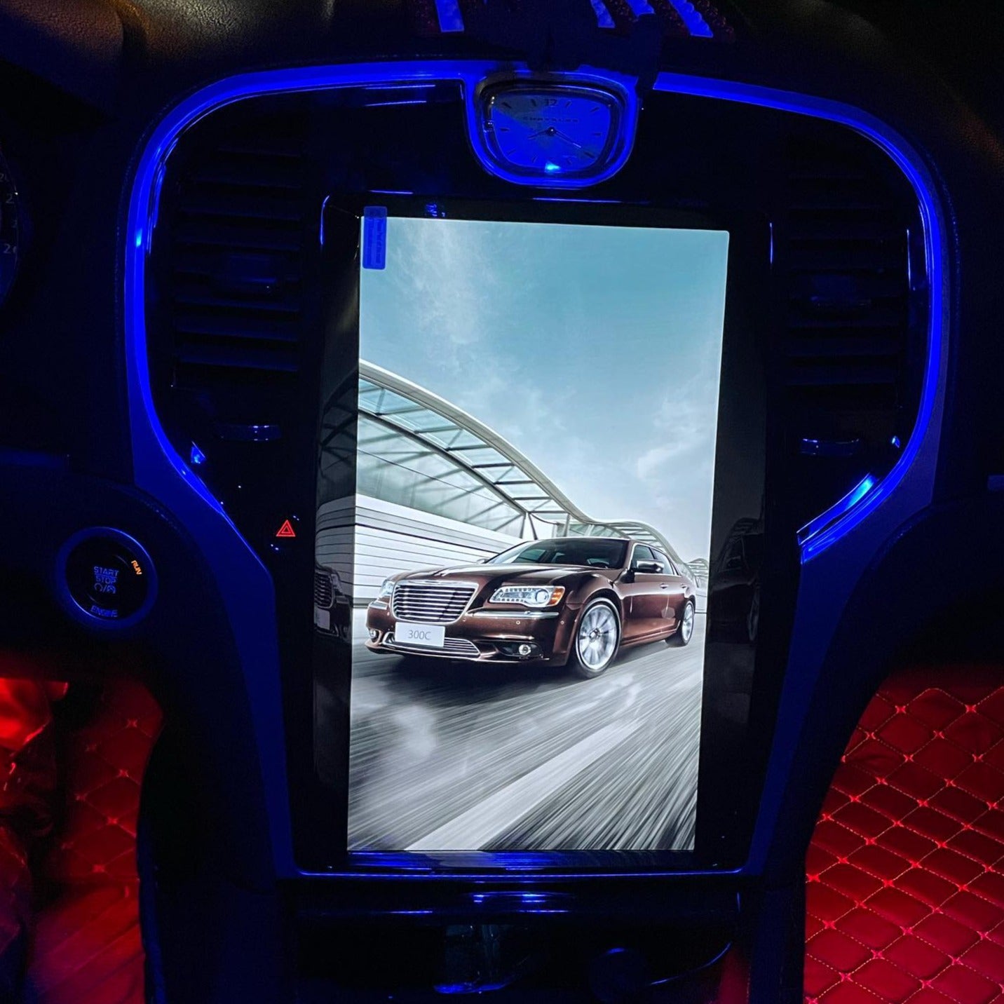 Chrysler 300 Tesla Screen