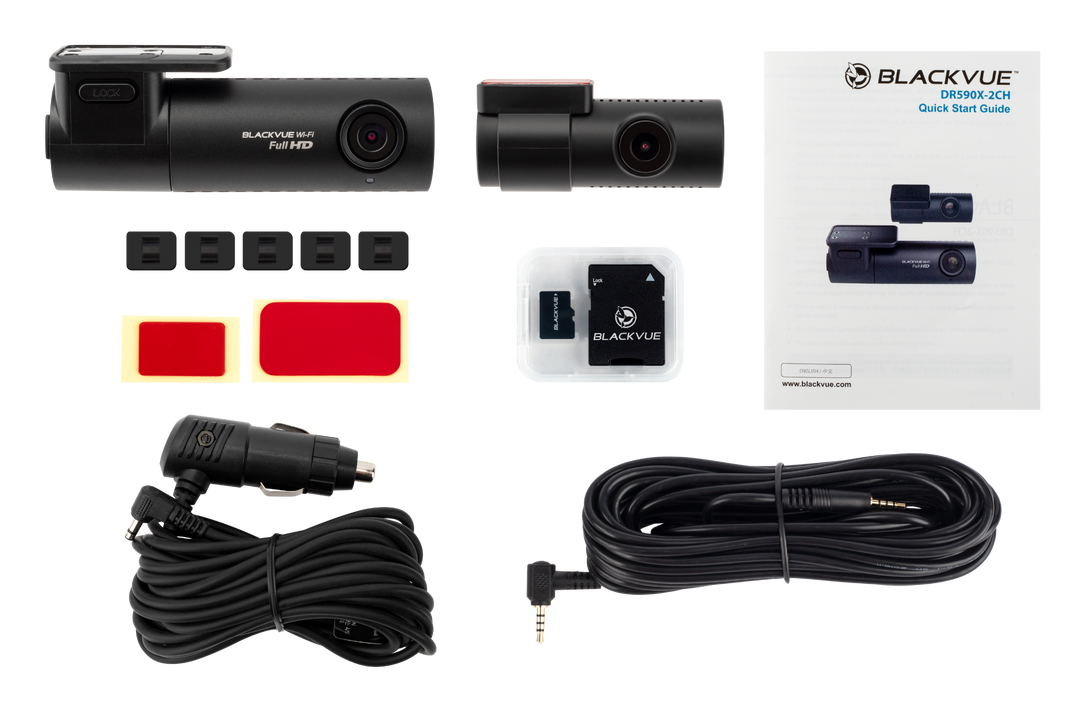 BlackVue DR590X-2CH | Simple Dual Full HD Wi-Fi Dashcam