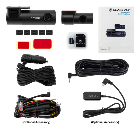 BlackVue DR590X-2CH | Simple Dual Full HD Wi-Fi Dashcam