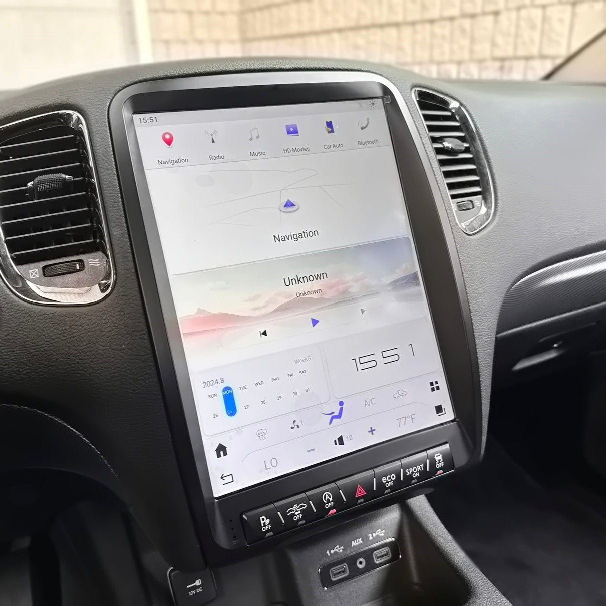 Tesla-style CarPlay Screens for Dodge | Merge Screens