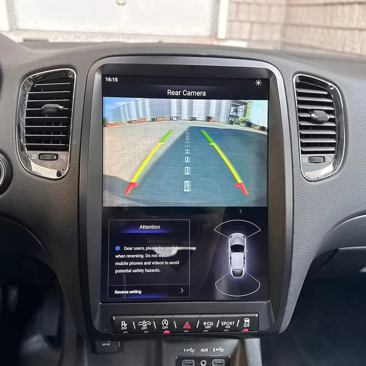 Dodge Durango Tesla Screen