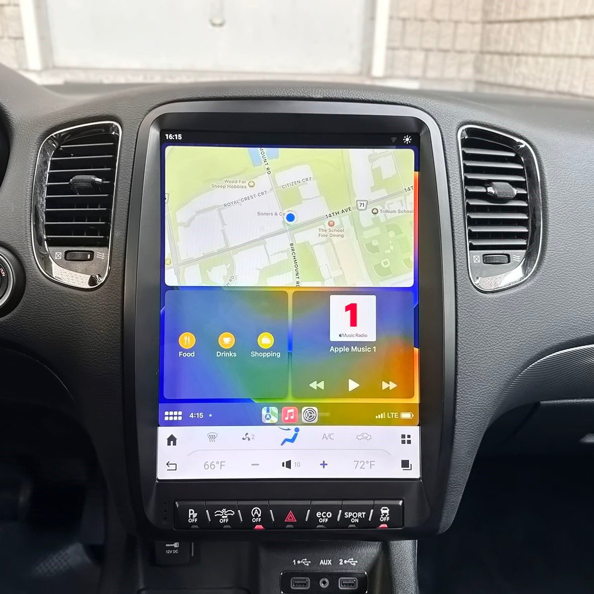 Dodge Durango Tesla Screen