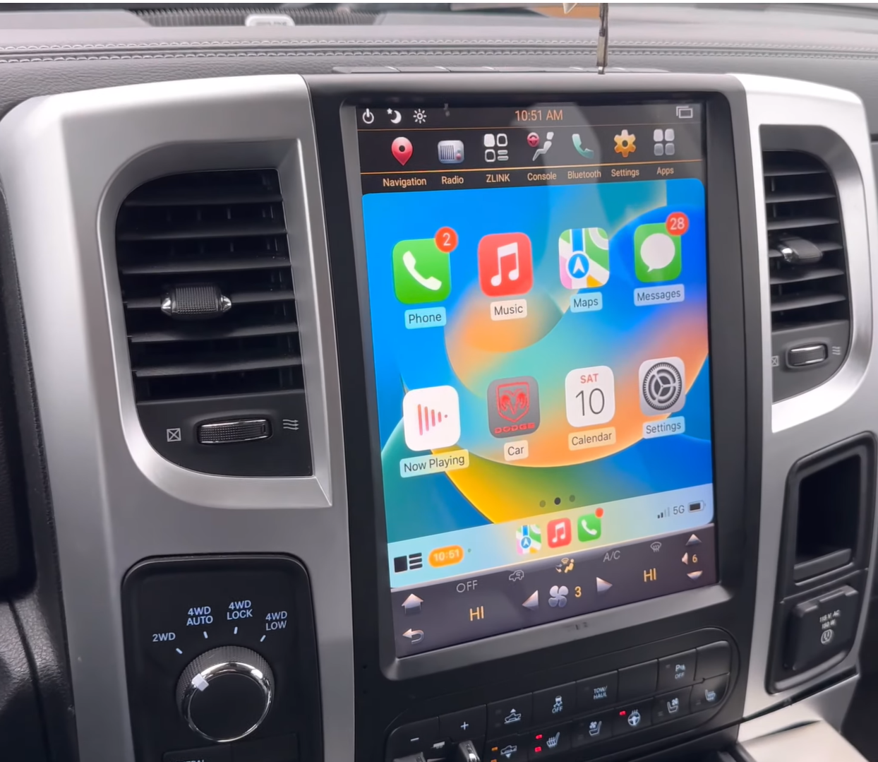 Dodge Ram Tesla-style Screen