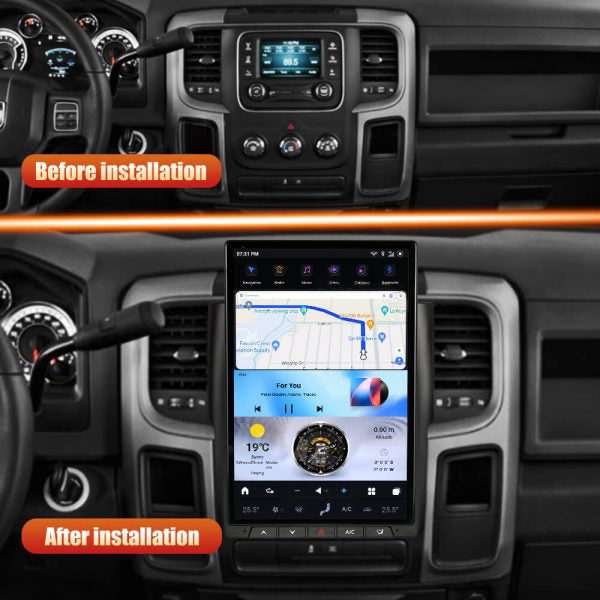 Dodge Ram Tesla-style Screen 