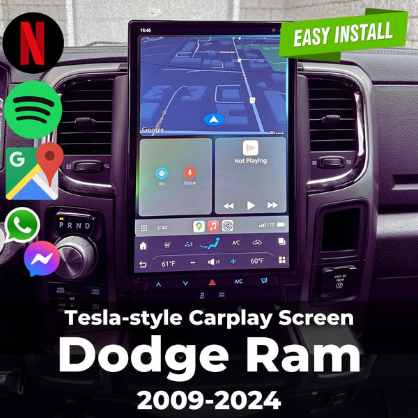 RAM Tesla-style screen