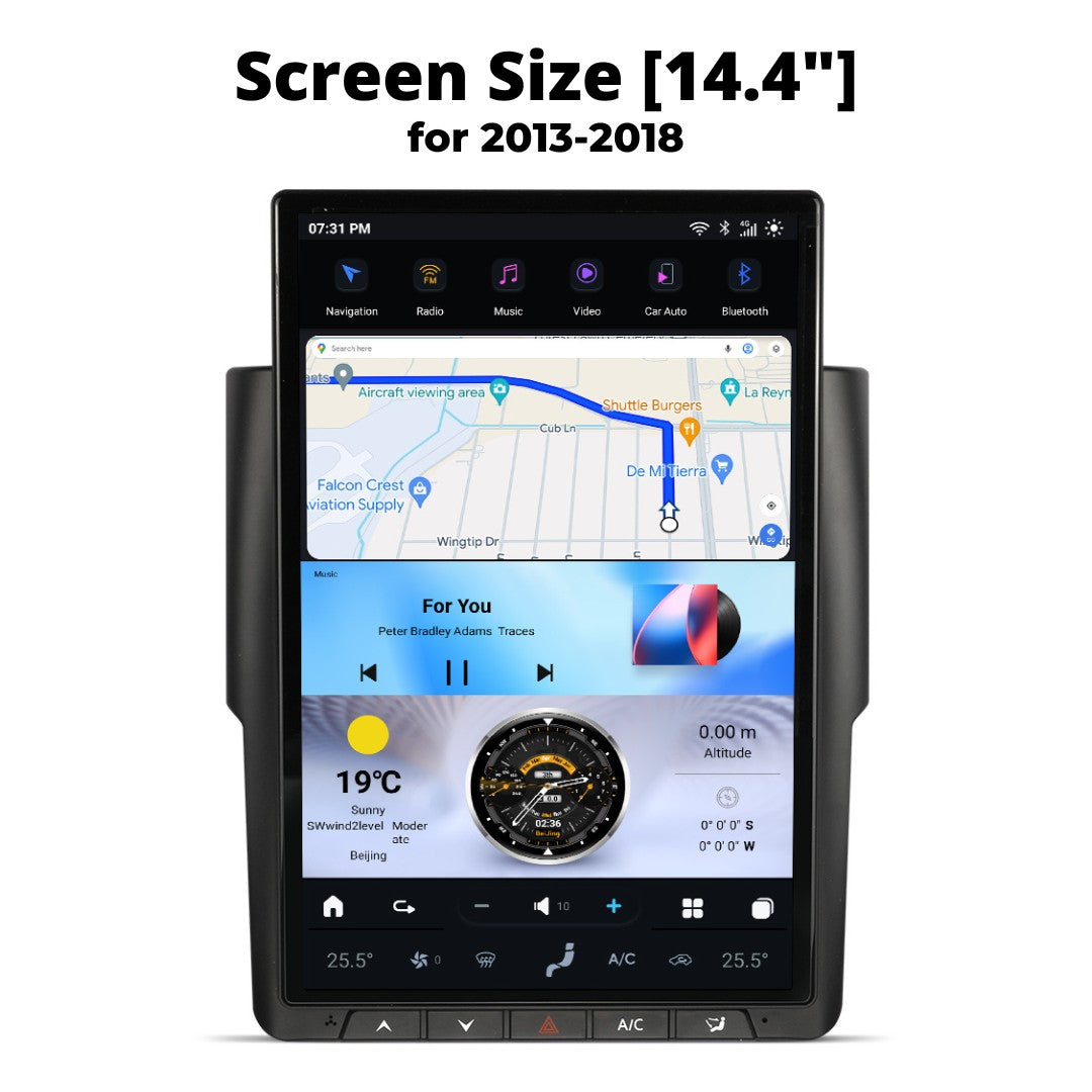 Dodge Ram Tesla Screen